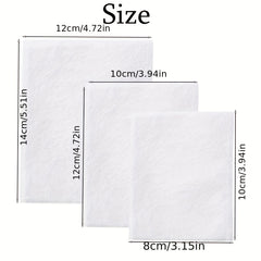 100pcs Biodegradable Grow Bags for Plants Non Woven Nursery Bags