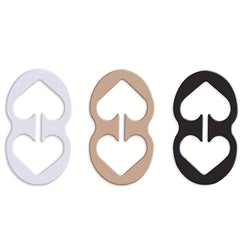 3pcs Back Bra Control Clips Anti-slip Cross Dress Buckles