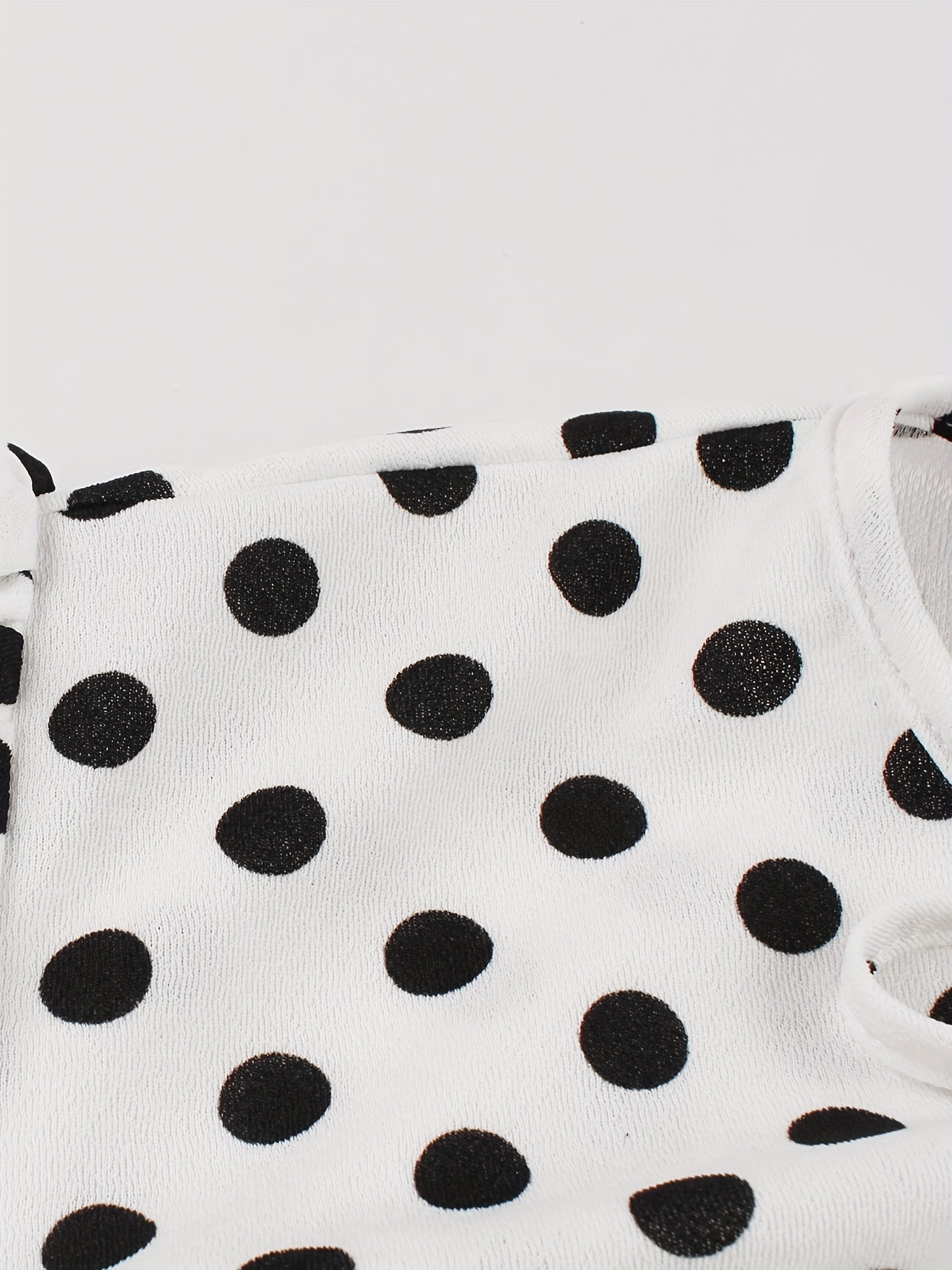 Retro Dress Women's Plus Colorblock Dot Print Short Sleeve