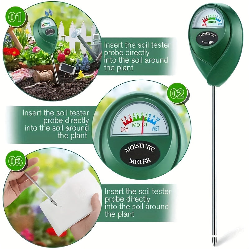 Soil Moisture Detector for Gardening Greenhouses Flowers Orchards