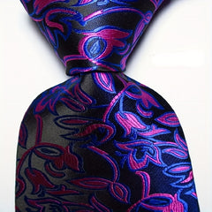 Men's Paisley Tie Floral Neckties For Wedding Party Business 3 1in Wide