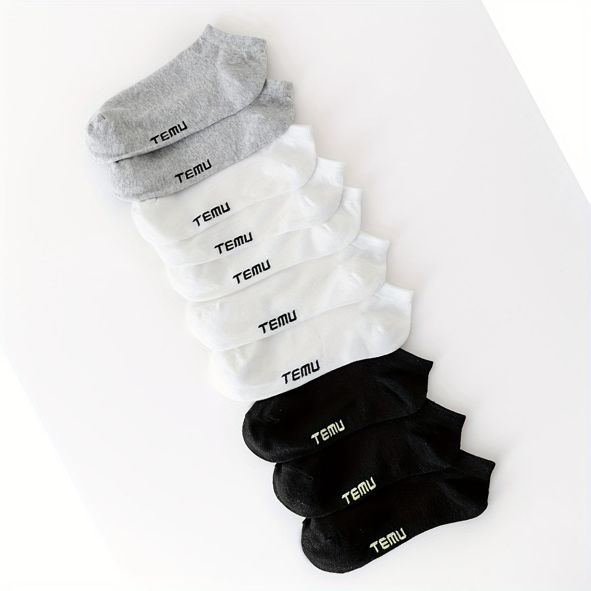 10 Pairs Letter Print All Match Ankle Socks Women's Stockings
