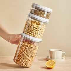 1Pc Food Storage Containers With Lids Candy Jars With Lids Transparent Food Jars