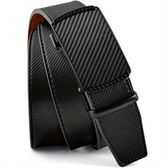 Men's Ratchet Belt Dress 4 Leather Jeans Micro Adjustable Belt