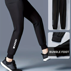 Men's Mesh Athletic Track Pants with Pockets for Gym and Running