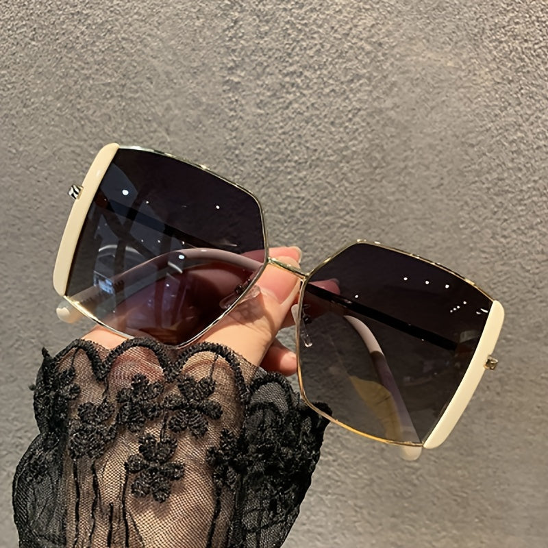 Women's Oversized Square Sunglasses UV400 Sun Shades Glasses