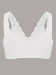 Floral Lace Wide Straps Comfort Bralette