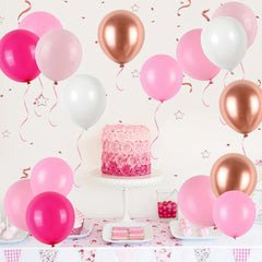 20pcs 30-48cm Rose Red Light Pink Latex Balloon Holiday Party Decoration