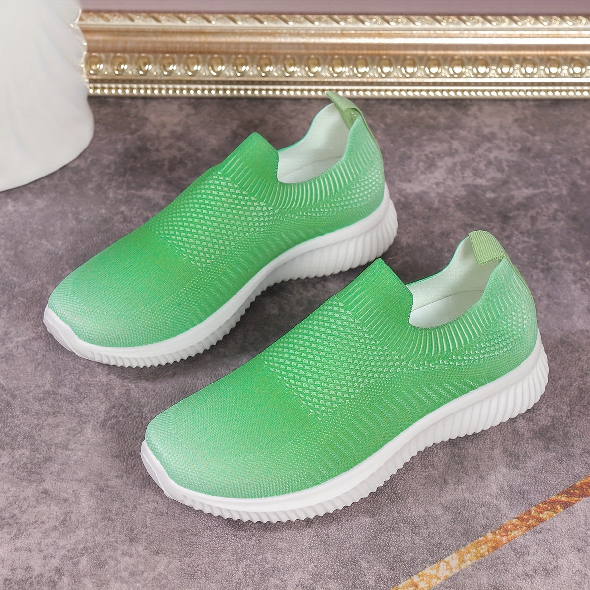 Mesh Breathable Low Top Sneakers Running Shoes Women's Footwear