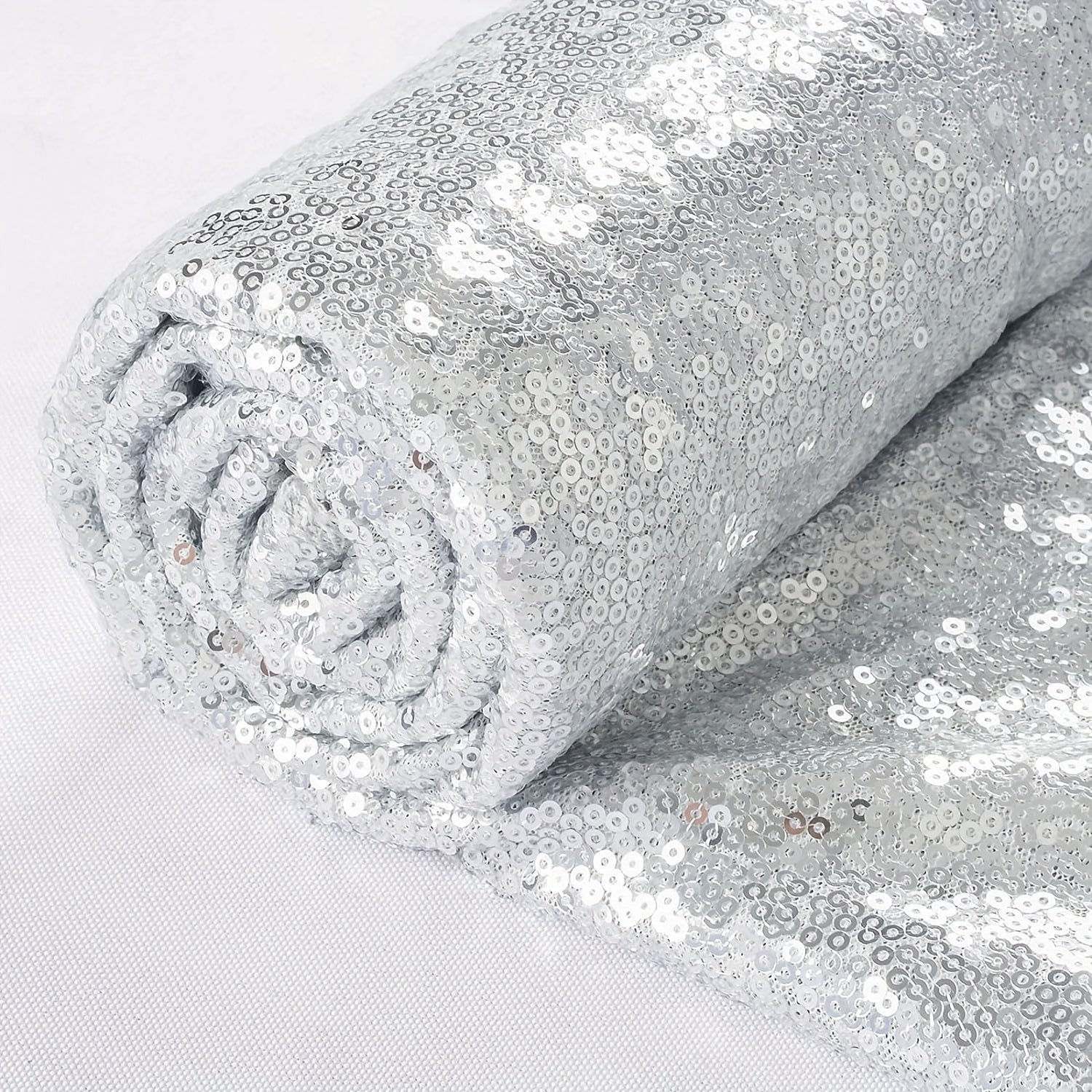 Sequin Fabric Glitter and Embroidery Fabric for DIY Sewing