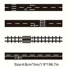 Creative Track Road Tape Toy Car Stickers Set