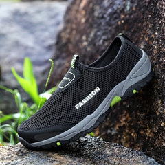 Men's Breathable Slip On Mesh Shoes For Outdoor Activities