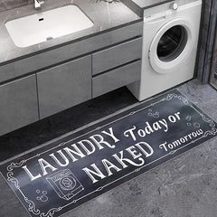 Farmhouse Laundry Room Runner Rug Non Slip Mat