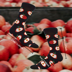 4 Pairs Funny Colorful Novelty Crew Socks for Men Women