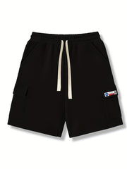 Men's Comfy Elastic Waist Cargo Shorts for Summer