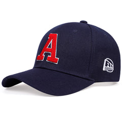 Men's Sports Baseball Cap Letter A