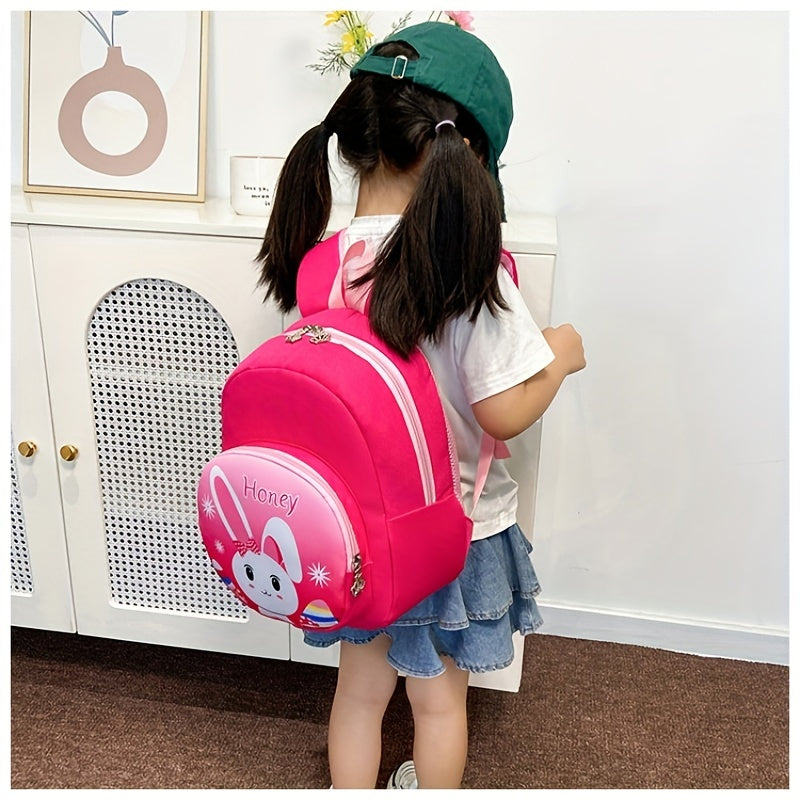 Kids Rabbit Printed Kindergarten School Bag Ultra light Backpack