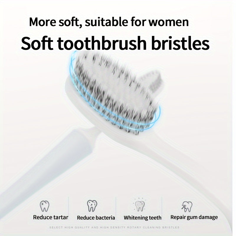 Soft Bristles Toothbrush With Fragrance Base - Portable Travel Outdoor Camping