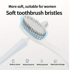 Soft Bristles Toothbrush With Fragrance Base - Portable Travel Outdoor Camping