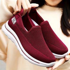 Women's Casual Sock Shoes Low Top Slip On Comfortable Breathable Walking Shoes