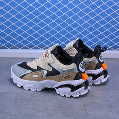 Boys Lightweight Soft Sole Sneakers Breathable Non Slip Hook & Loop Casual Shoes