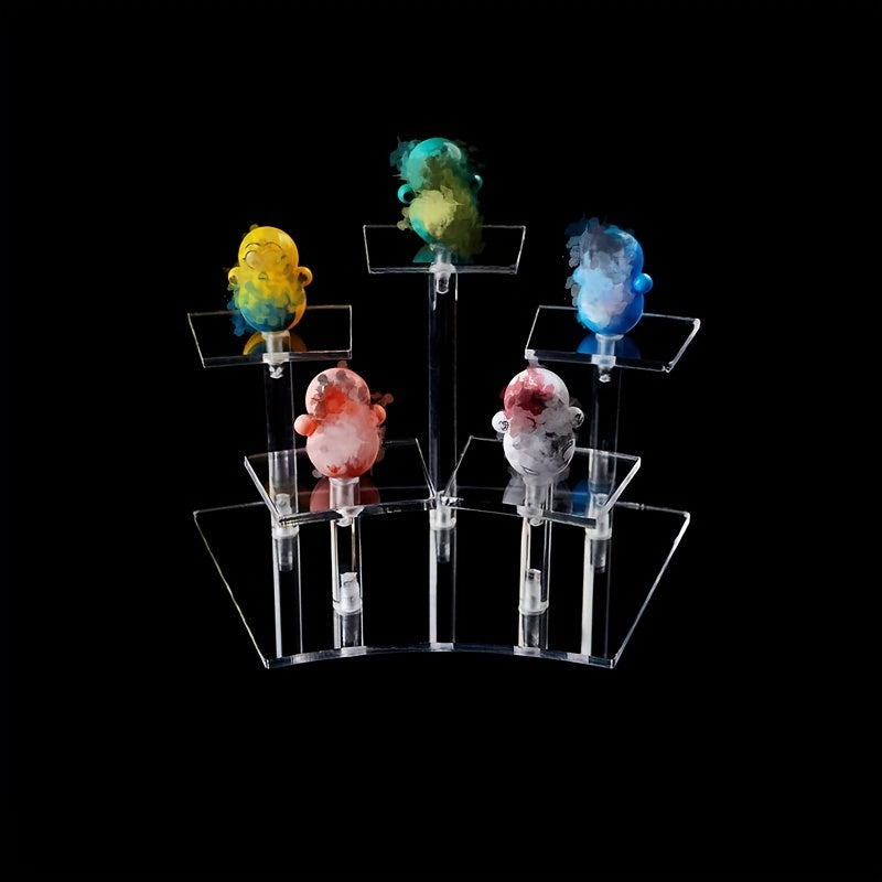 Acrylic Mini Toy Display Rack Perfume Doll Jewelry Stand