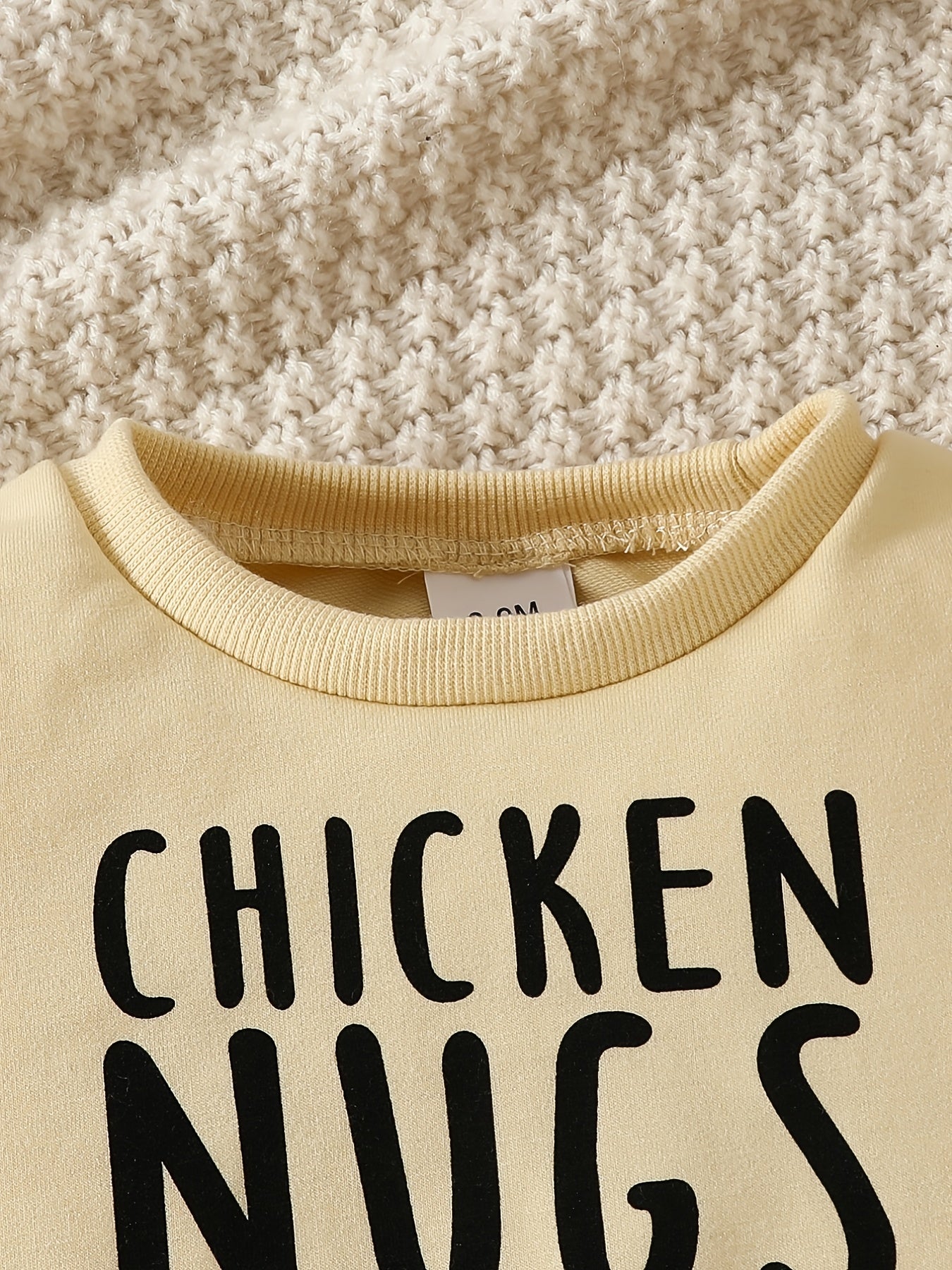 Baby Casual Style Letter Print Sweatshirt