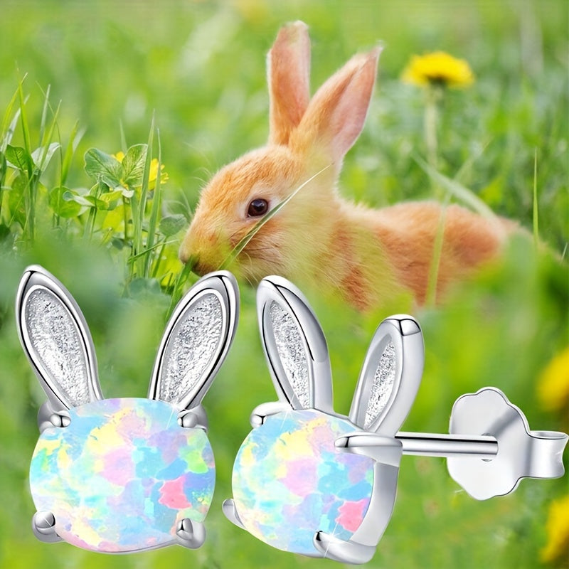 Girl's Rabbit Earrings Fashionable Earrings Accessories
