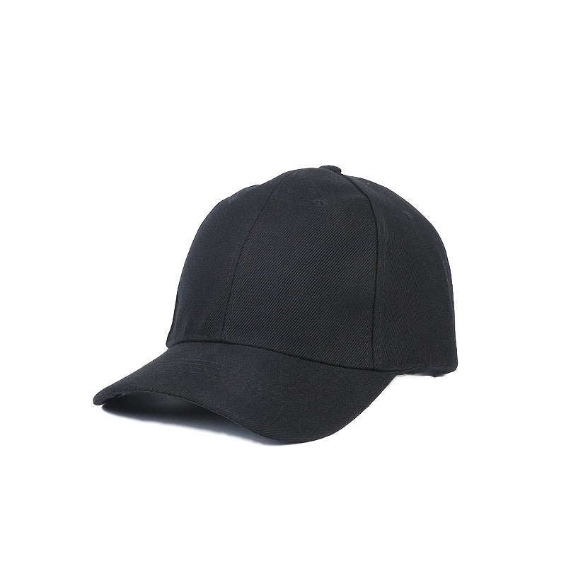 Solid Baseball Cap Lightweight Casual Sports Hat Women's Dad Hat Man Unisex