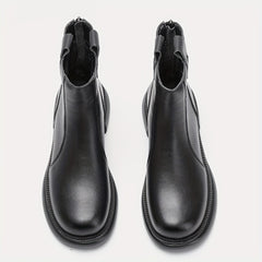 Women's Plush Lined Chunky Heel Boots
