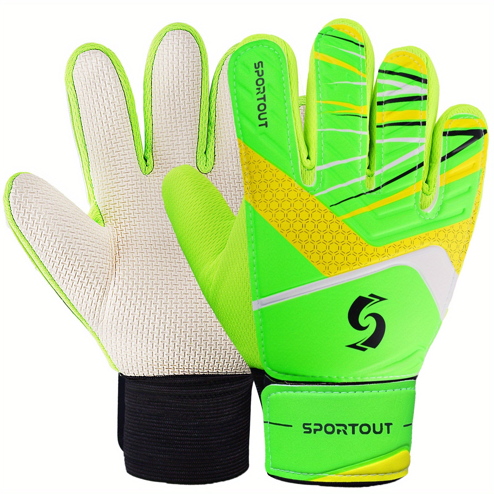 Soccer Goalkeeper Gloves Double Wrist Protection Latex Gloves