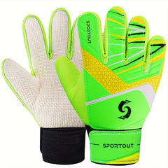 Soccer Goalkeeper Gloves Double Wrist Protection Latex Gloves