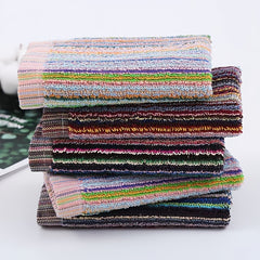 5 Pack Cotton Hand Towels Assortment Stain Resistant Soft 12x12 Inches