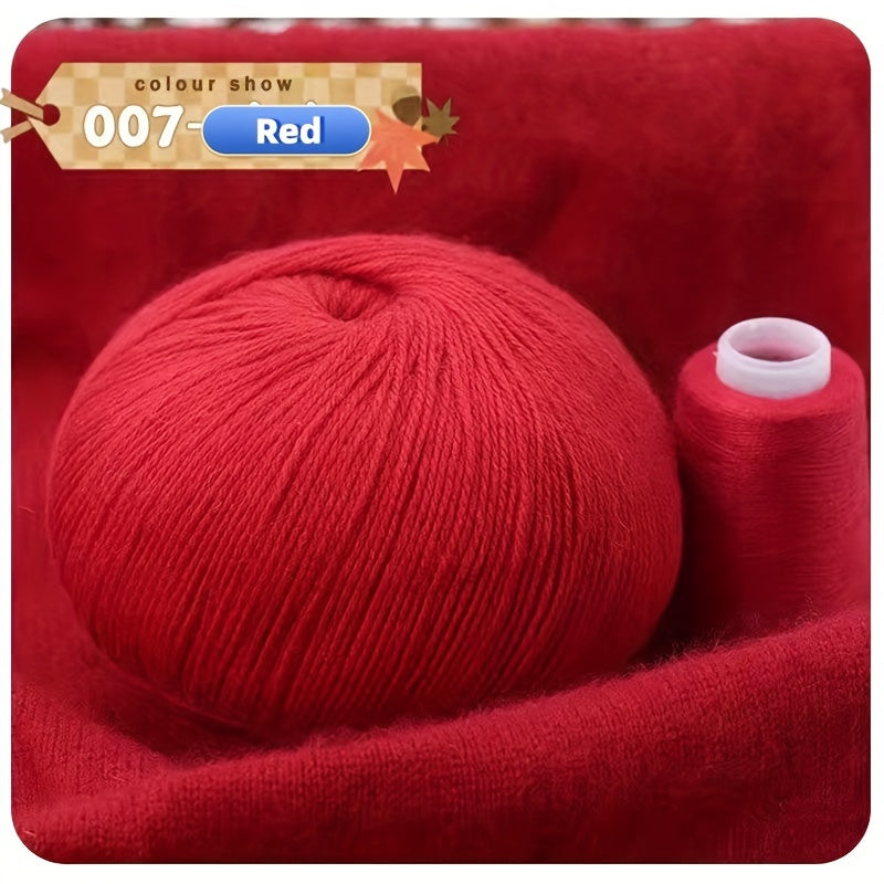 6pcs Hand Knitted Cashmere Yarn 85 Woll 10 Polyester 5 Nylon