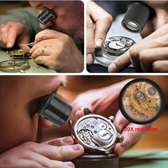 4pcs Watch Repair Tool Magnifying Glass Goggles Set