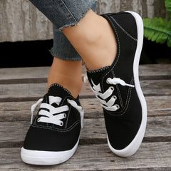 Canvas Flat Skate Shoes Casual Hip Hop Sneakers