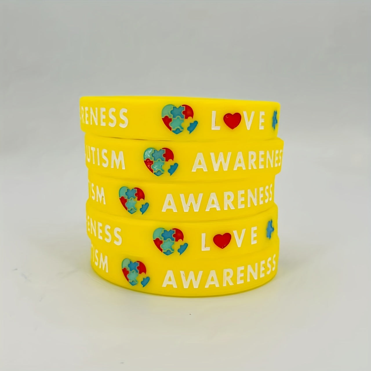 Motivational Silicone Bracelets - Set of 10-20 Rubber Wristbands for Sports