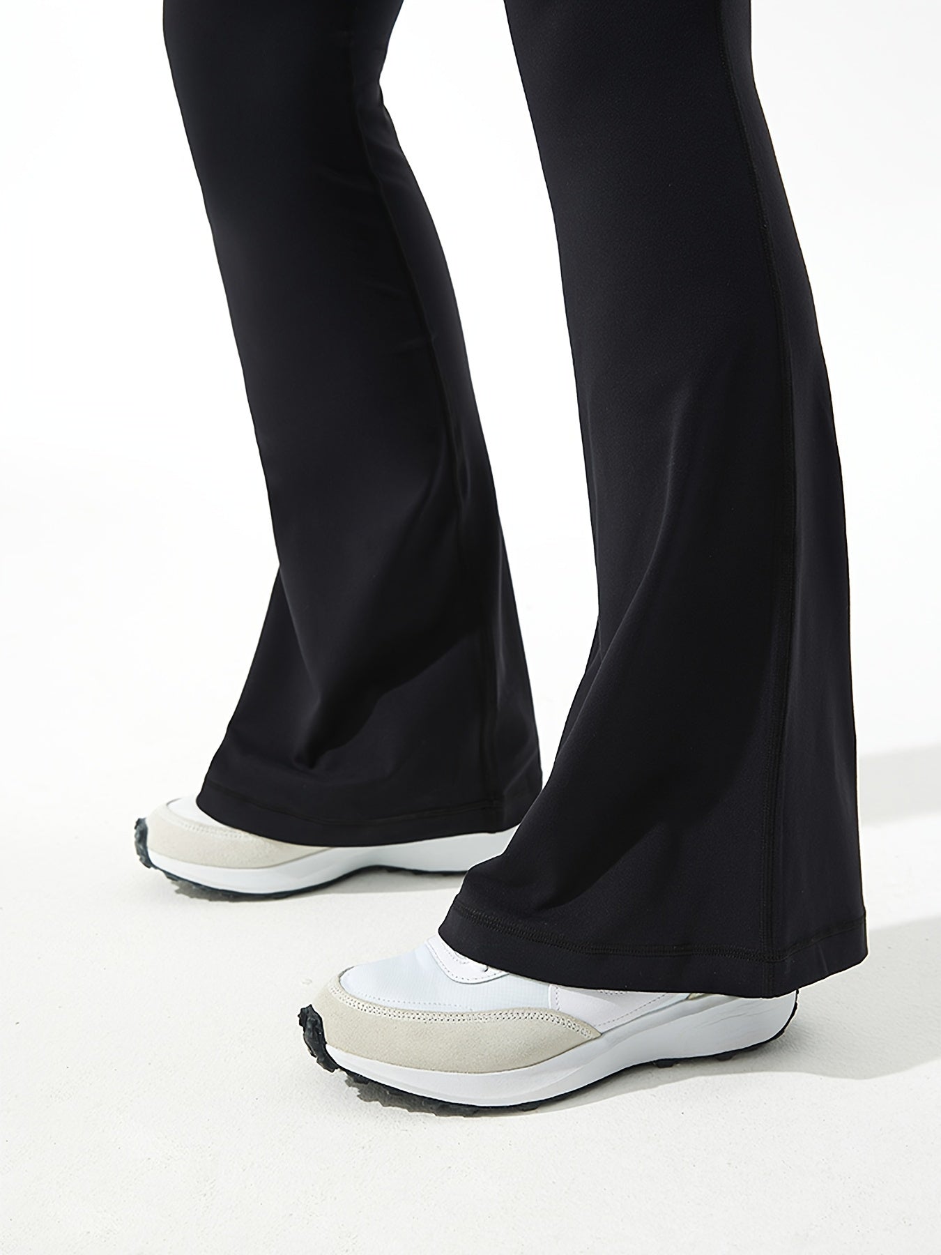 Quick Dry Flared Yoga Pants High Stretch Fitness Bootcut