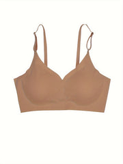 3pcs Seamless Wireless Bras Comfy Push Up Bra Women's Lingerie