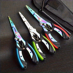 Fishing Pliers & Gripper Stainless Steel Cutters With Sheath