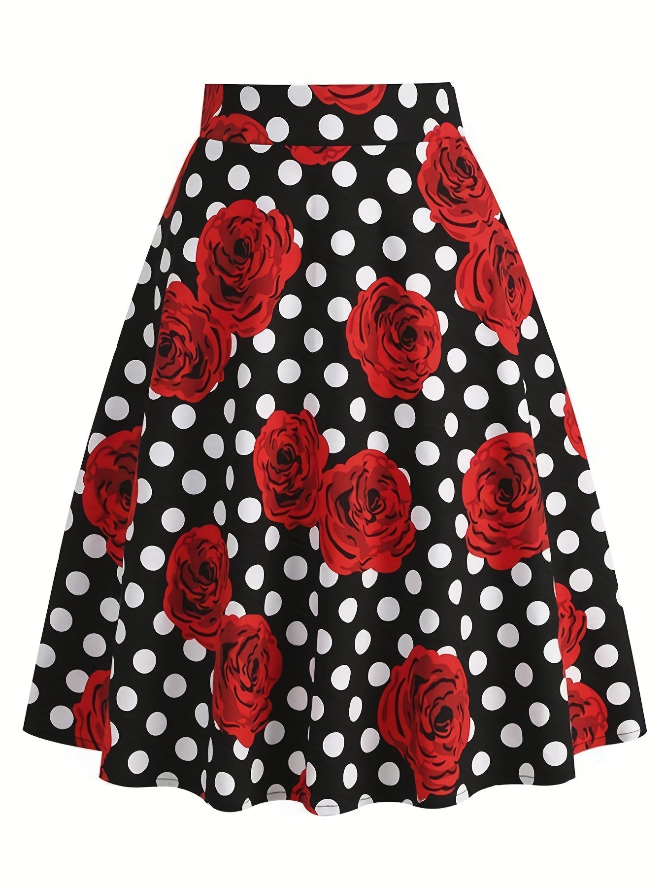 Floral Print Skirt for Spring & Summer Women's Clothing