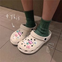 12pcs Rabbit Shoe Charms For DIY Shoes Pins - Kids Boys Girls Teens Men Women
