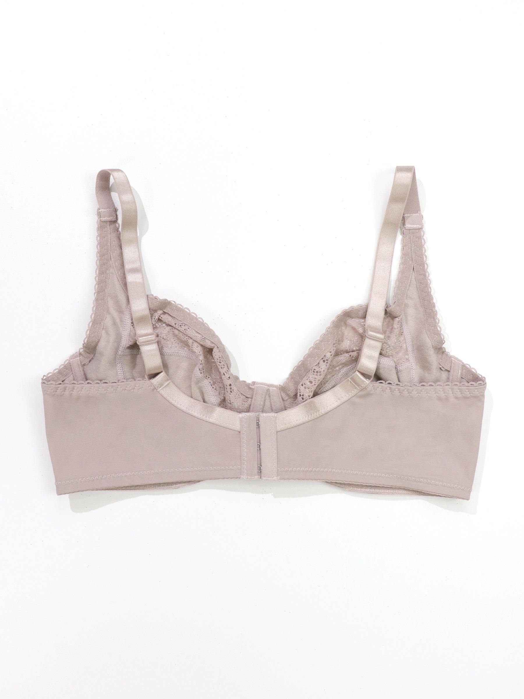3pcs Lace Unlined Bras Semi-Sheer Intimates Women's Lingerie