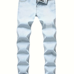 Men's Retro Style Straight Leg Jeans