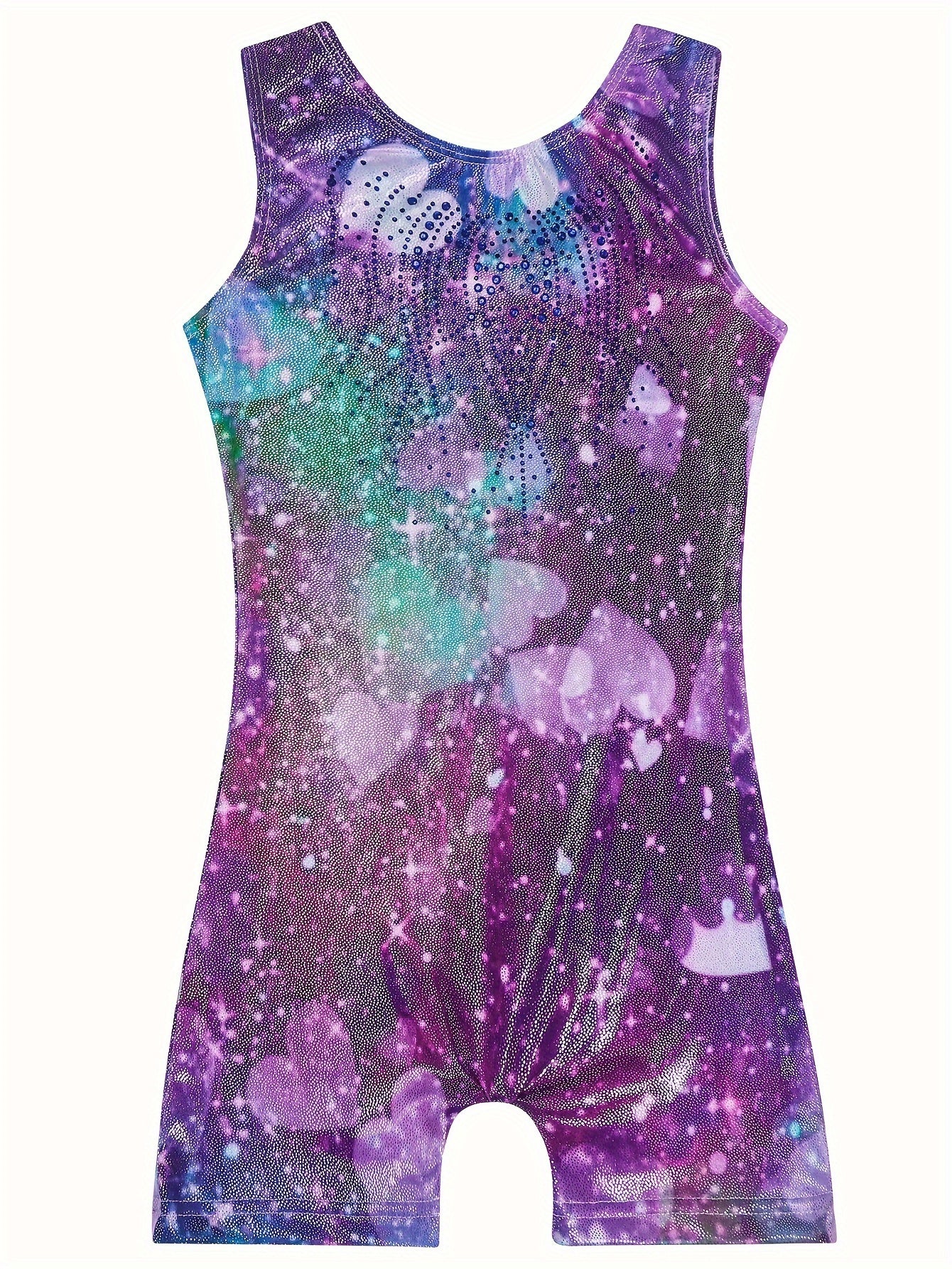 Starry Night Gymnastics Suit for Girls