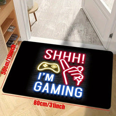 Non Slip Flannel Floor Mat for Living Room Bedroom and Halloween Decor