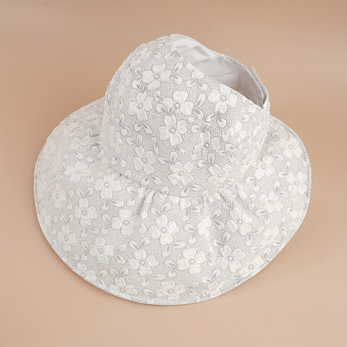 Lace Flower Bucket Hat Sunshade Basin Hat