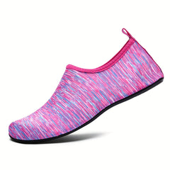 Colorful Stripe Water Socks Quick Drying Slip On Beach Barefoot Shoes