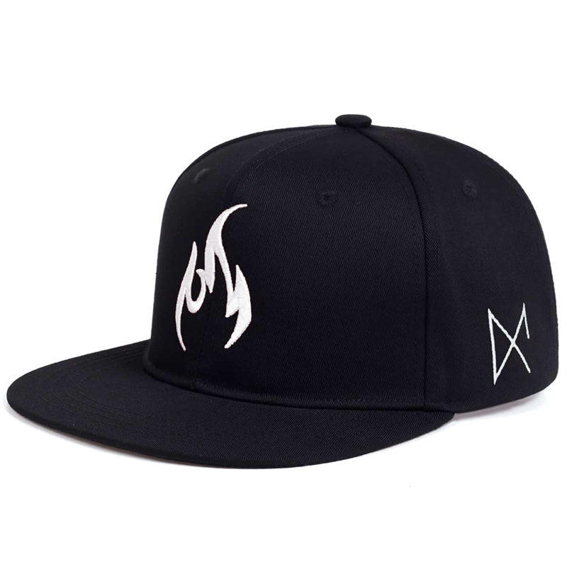 Men's Flame Baseball Cap Hip Hop Style