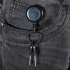 Retractable Keychain Anti-lost Key Chain Buckle for Outdoor Camping